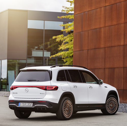 Mercedes EQ EQB Electric 7 Seat SUV Exterior Rear